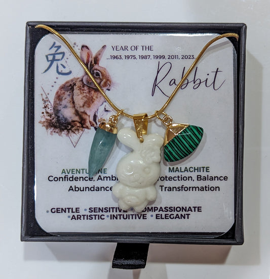 White Jade Zodiac Necklace