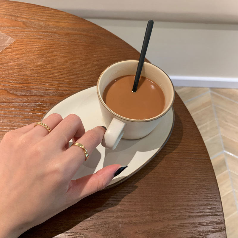 Petra Gold Plated Ring Set