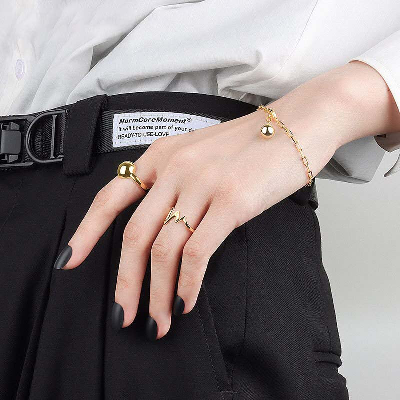 Elowyn Chain Gold Plated Bracelet