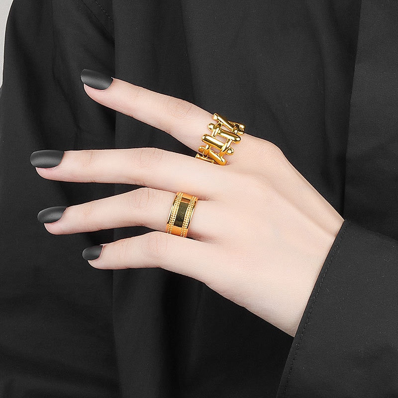 Harlow Woven Gold Plated Ring